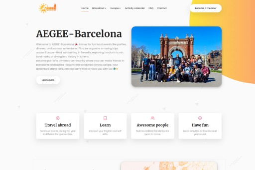 AEGEE-Barcelona website